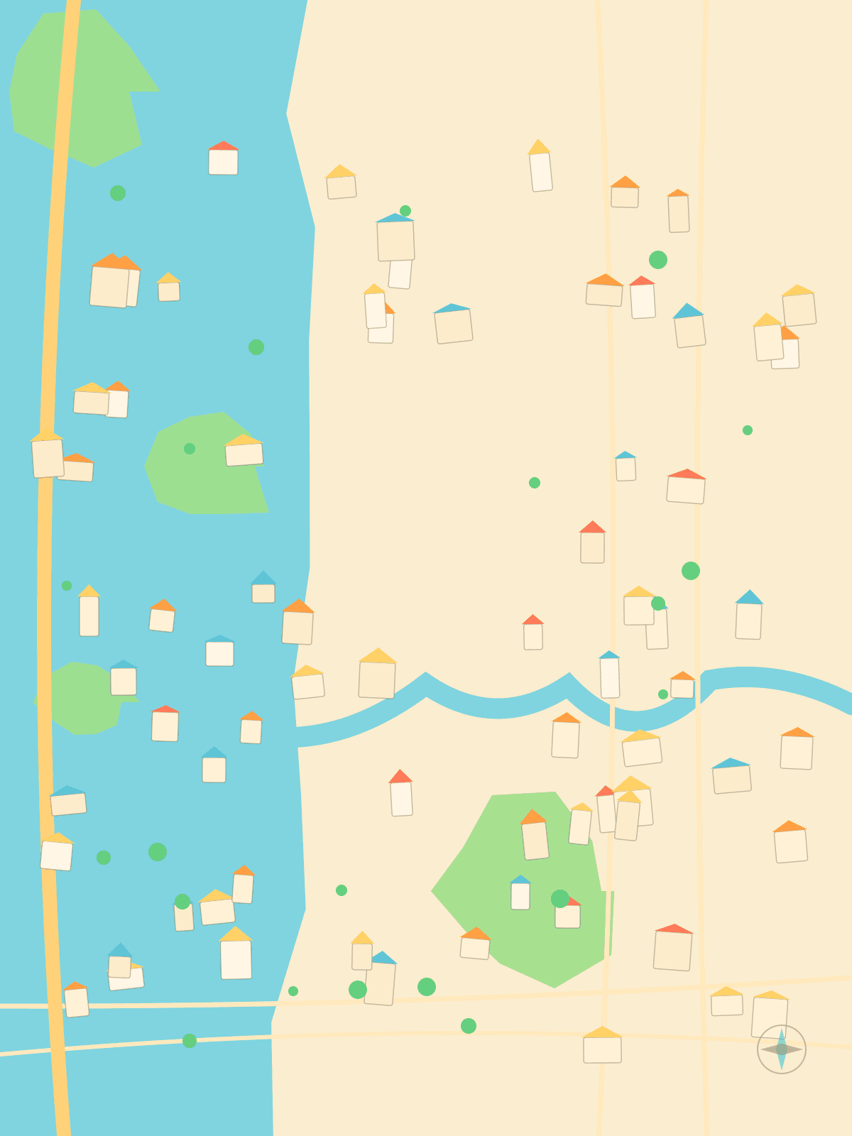 Illustrated keepsake map of Provincetown